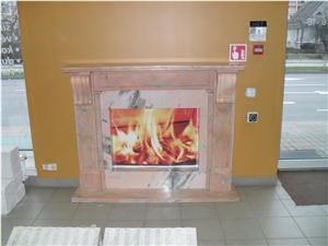 Ruschita Roz Marble Fireplace
