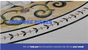 Waterjet Marble Inlay Floor Medallions