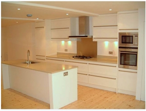 Crema Stelline Solid Surface Kitchen Countertop