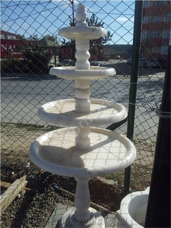 Marble Fountain, Afyon Fountain, Garden Fountain, Outdoor Fountain