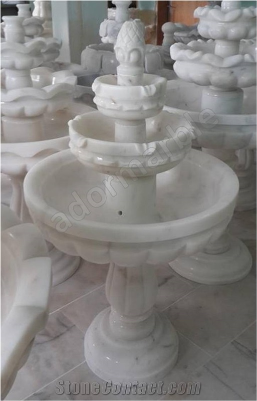 Marble Fountain, Afyon Fountain, Garden Fountain, Outdoor Fountain