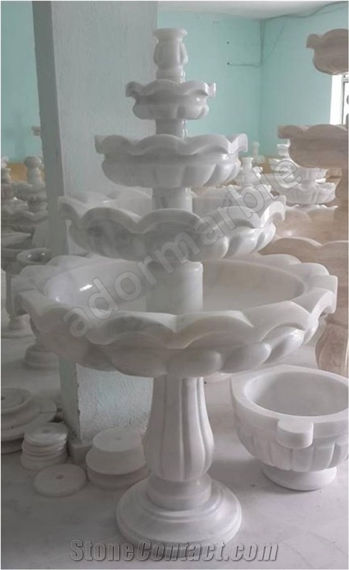 Marble Fountain, Afyon Fountain, Garden Fountain, Outdoor Fountain