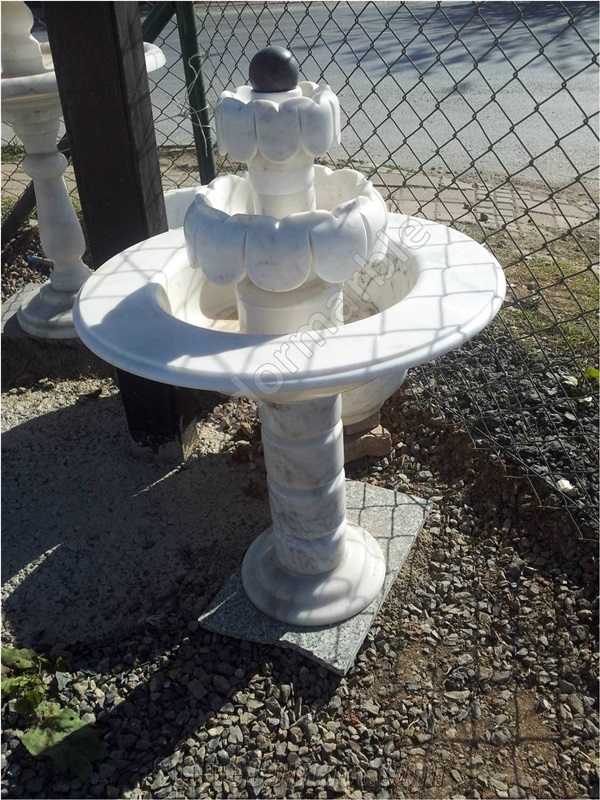 Marble Fountain, Afyon Fountain, Garden Fountain, Outdoor Fountain