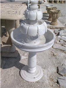 White Fountain, Marble Fountain, Garden Fountains