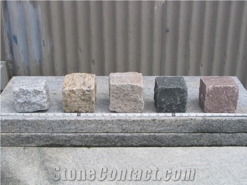 Granite Cubes, Cobble Stones