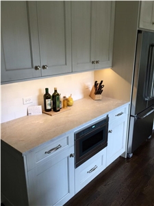 Thassos Marble Backsplash and Countertop