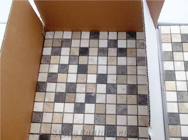 Mix Marble Travertine Mosaic