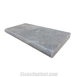 Silver Travertine Pool Coping
