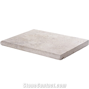 Silver Travertine Pool Coping