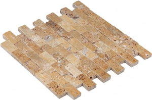 Travertine Split Face Mosaics