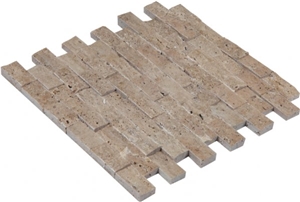 Travertine Split Face Mosaics