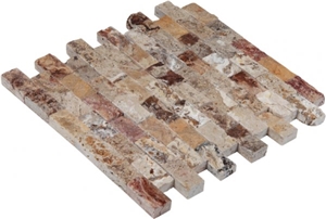 Travertine Split Face Mosaics
