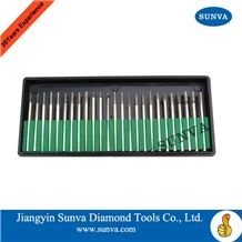 Sunva-So Diamond Mounted Points 25pcs/Set /Diamond Burrs /Diamond Tools