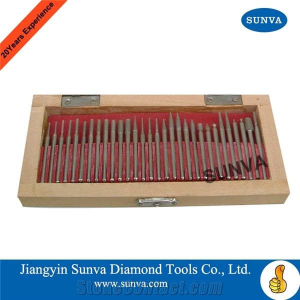 Sunva-Sp-2 Diamond Mounted Points 30pcs/Set /Diamond Burrs /Diamond Tools