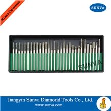 Sunva-Sp Diamond Mounted Points 30pcs/Set /Diamond Burrs /Diamond Tools