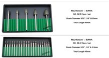 Sunva-Sz-1 Diamond Mounted Points 8pcs/Set /Diamond Burrs /Diamond Tools