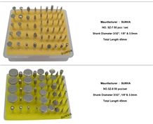 Sunva-Sz-1 Diamond Mounted Points 8pcs/Set /Diamond Burrs /Diamond Tools
