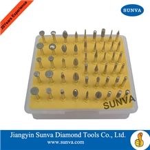 Sunva-Sz-7 Diamond Mounted Points 50pcs/Set