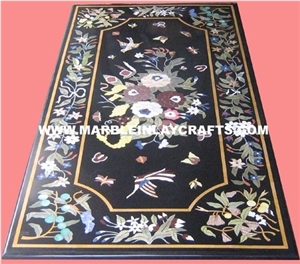 Marble Inlay Dining Table Top