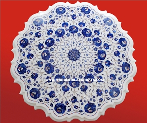 Stone Inlaid Semi Precious Table Tops