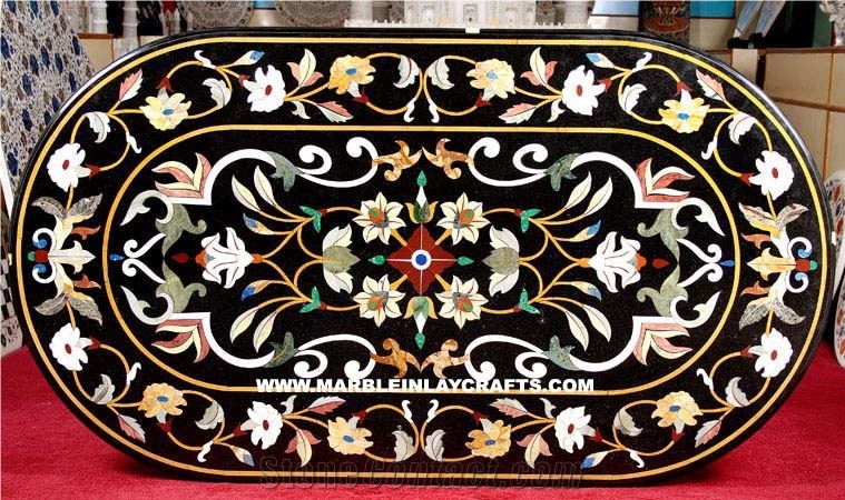 Stone Semi Precious Inlaid Table Top