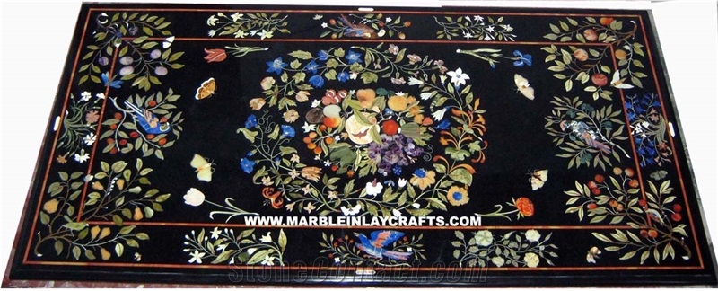 Stone Semi Precious Inlay Table Top