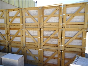 Travertino Madera Oro Slabs, Tiles