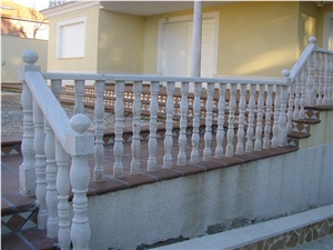 Travertino Teruel Sawn Balustrades and Hand Railings