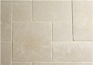 Dijon Tumbled Limestone Tiles Tumbled Edge and Surface