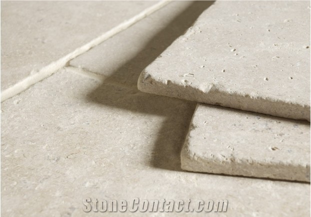 Dijon Tumbled Limestone Tiles Tumbled Edge and Surface