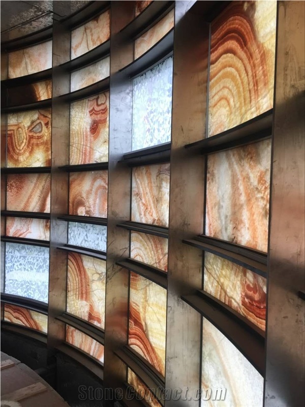 External Translucent Onyx Glass Laminate