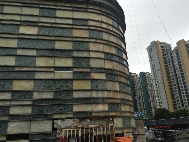 External Translucent Onyx Glass Laminate