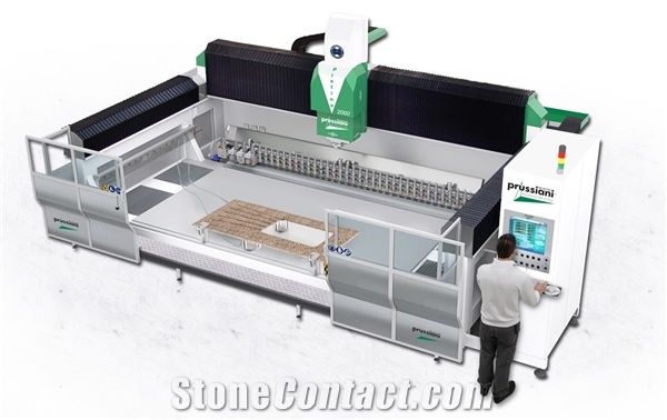 Platino 2000 - Cnc Working Centers for Edge Profiling, Polishing Machine