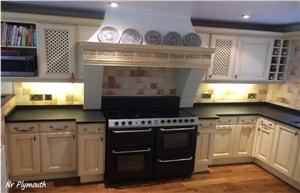 Welsh Slate - Dark Blue Grey Slate Kitchen Work Tops