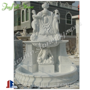 White Marble Outdoor Fountain, Hunan White Marble Fountain