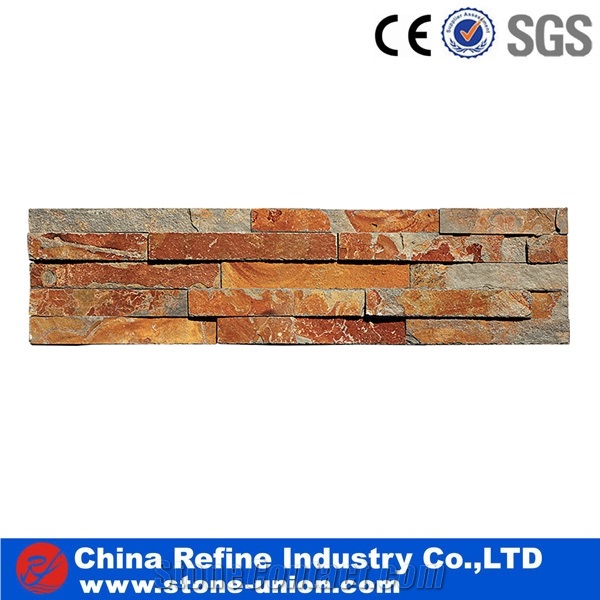 4/5/7 Strips Hot Sale Rusty Slate Culture Stone