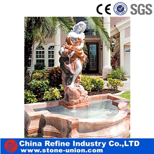 Beauty Sculpture Marble Statue Garden Fountain