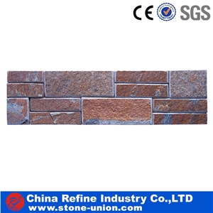 Building Material Red Slate Culture Stone For Wholesales