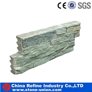 Cement Green Slate Wall Cladding In Cultured Stone