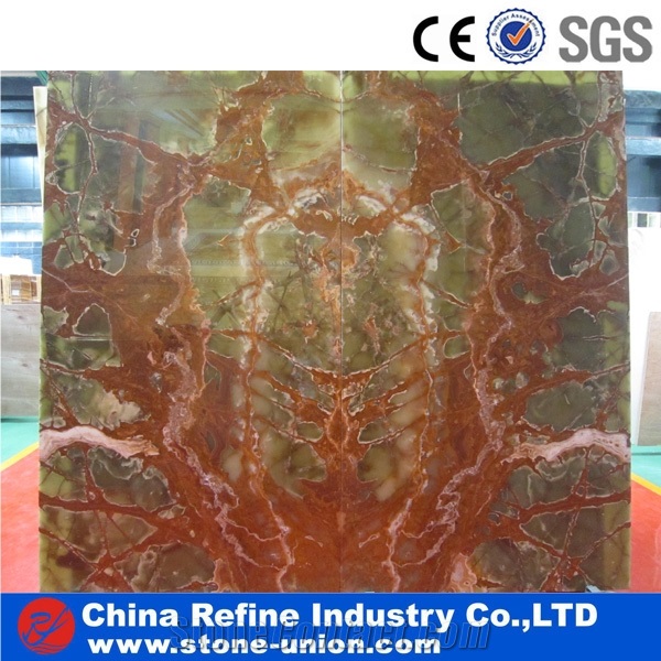 Dark Green Onyx Slabs