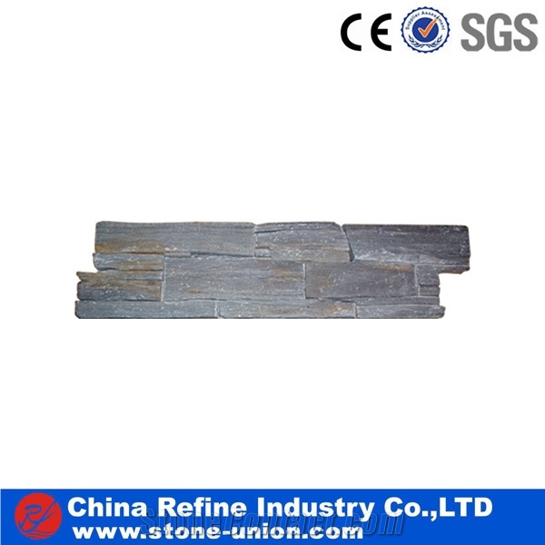 Grey Slate Ledgestone Panel Wall Tiles