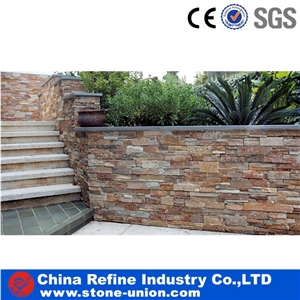 Natural Pink Slate Thin Veneer Panels For Decoration