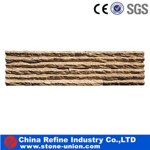 Pure White Mountain Surface Culture Stone For Wall Cladding
