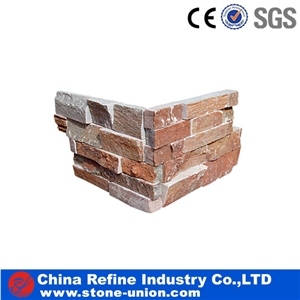 Natural Rusty Slate Culture Stone Corners Wall Corner