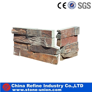 Natural Rusty Slate Culture Stone Corners Wall Corner