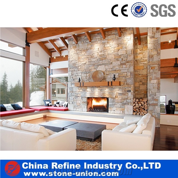 Rusty Cement Cultured Stone With Narural Surface