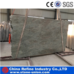 Sea Green granite slabs , Green granite flooring tile , Good Quality China Sea Wave Green Granite Polished Slabs For Sale 