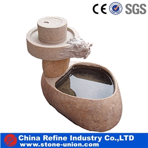 Slate Fountain Sculpture , Small Fountain Design
