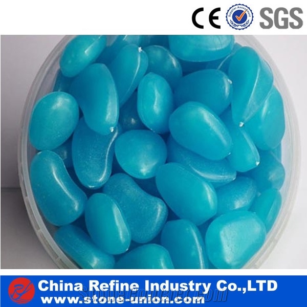 White Glow Pebble Stone &Glow Rubble/Glow Resin Gravel/Glow in the Dark Breakstone/Rubble