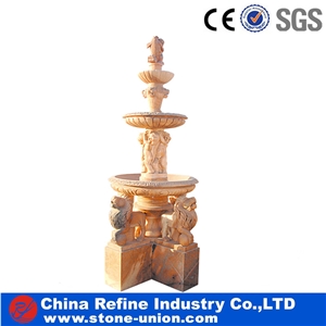 White Marble Wall Fountain Statue Landscaping Fountain